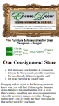 Mobile Screenshot of encoredecorconsignment.com